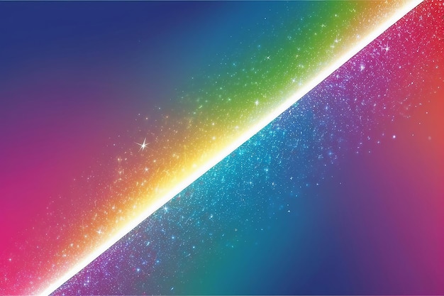 Glittering prism light background of gradation where light enters from the left and right
