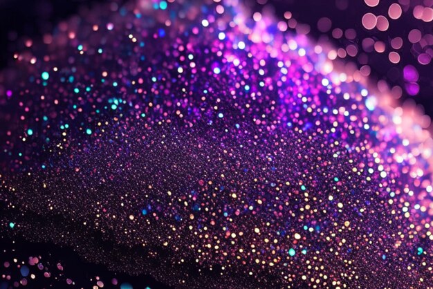 Glittering purple fabric background