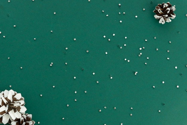 glitters op groene achtergrond met vrije ruimte voor uw tekst herfst sjabloon uitnodiging banner