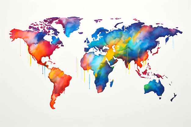 The Global Canvas Unveiling the Creative Tapestry of Our World map