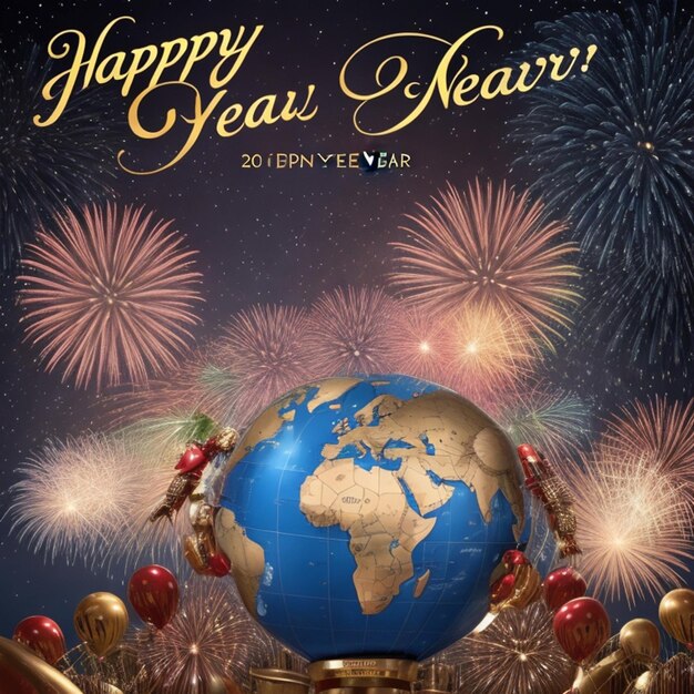 a global celebration happy new year happy new yer 2024