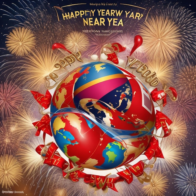 a global celebration happy new year happy new yer 2024