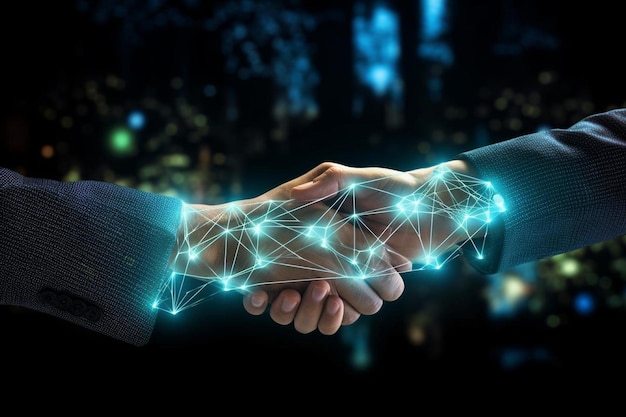 Global collaboration in a virtual handshake