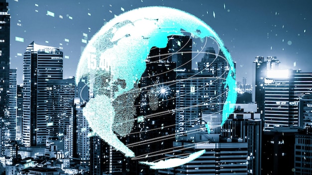 Global connection and the internet network alteration in smart city