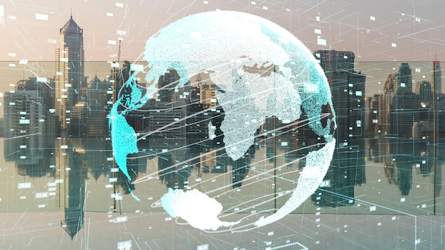 Global connection and the internet network alteration in smart\
city