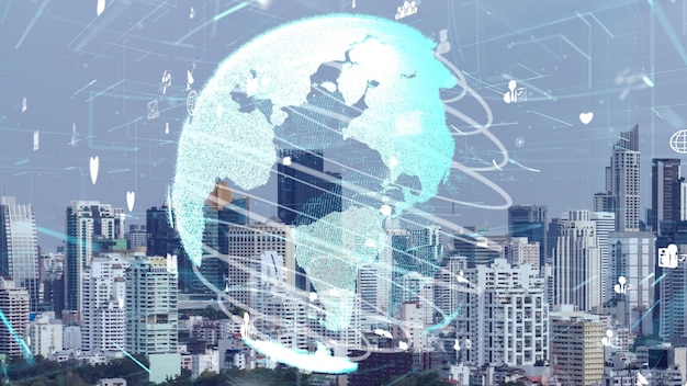 Global connection and the internet network alteration in smart city