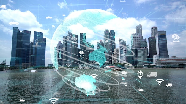 Global connection and the internet network modernization in smart city