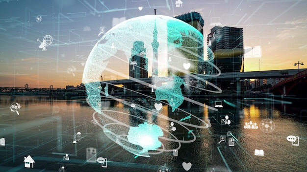 Global connection and the internet network modernization in smart city