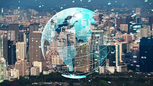 Global connection and the internet network modernization in smart city