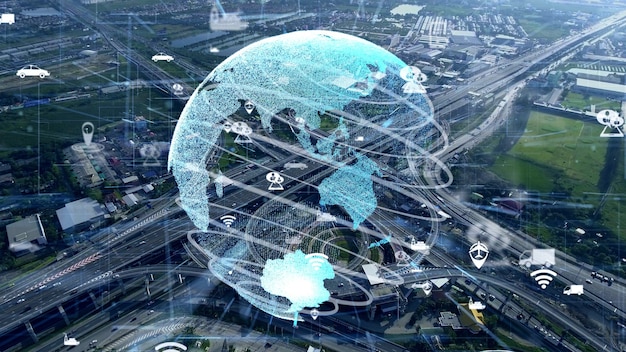 Global connection and traffic modernization in smart city