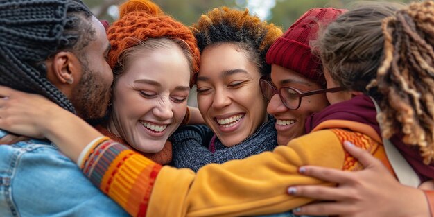 Foto le connessioni globali abbracciano la giornata internazionale dell'amicizia