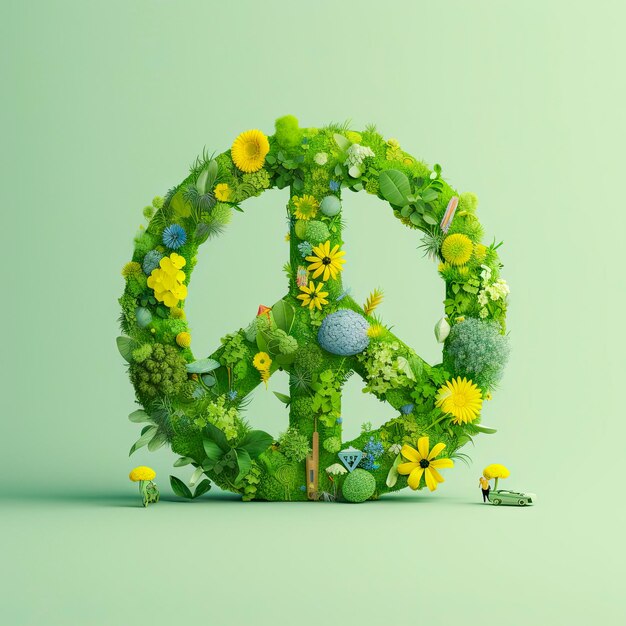 Foto concetto ecologico globale