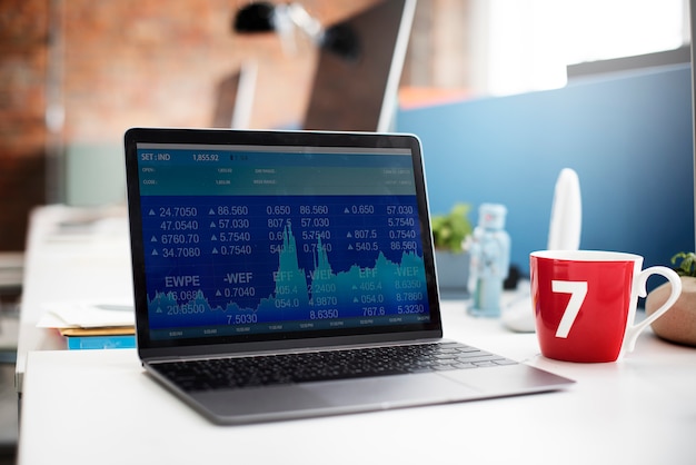 Global Finance Stock Exchange Informatie Concept