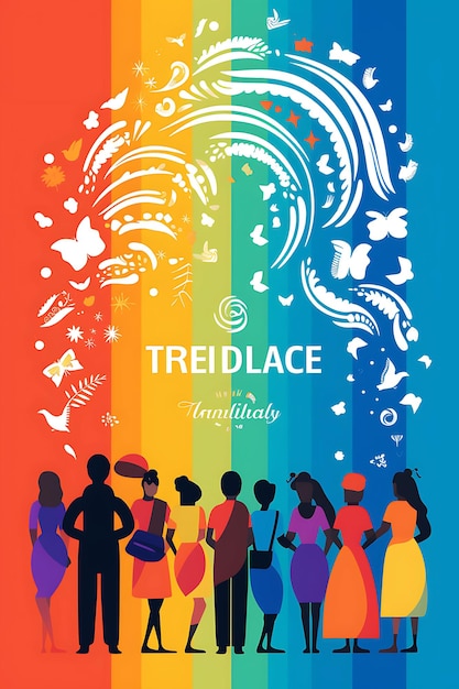 La fusione globale celebra la diversità sul palco poster internazionale