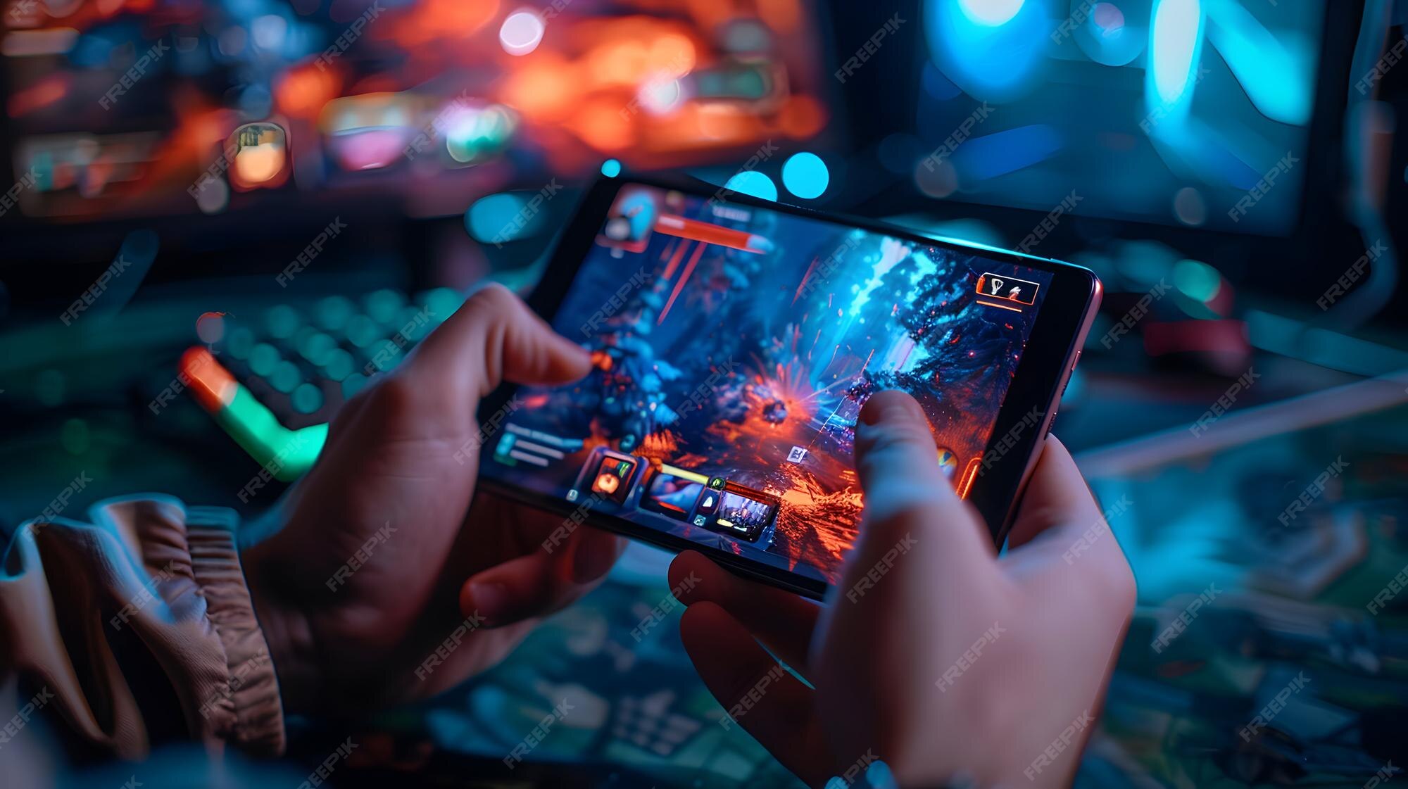Premium Photo | Global Mobile eSports Competition Competitive Gamers