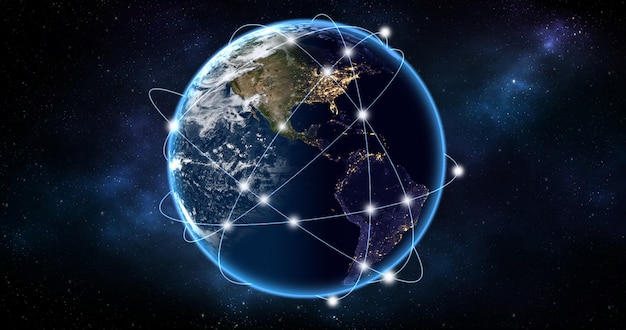 Global network Concept.