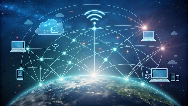 global network connectivity and cloud computing