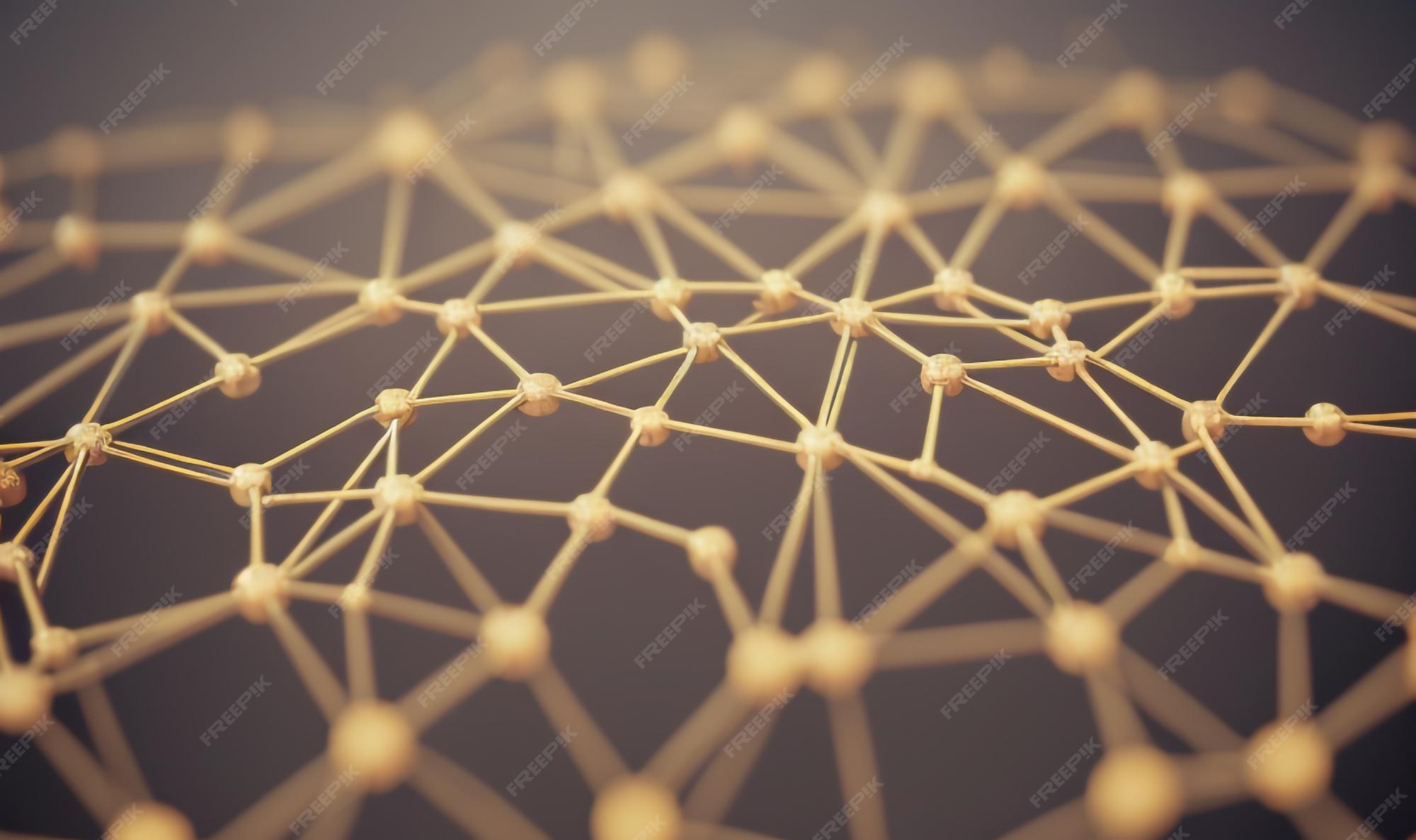 Premium AI Image  Global Network Matrix Interconnected Digital Landscape