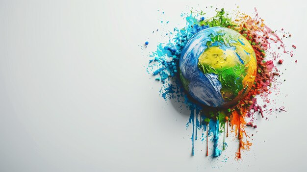 Photo global warming concept art wallpaper