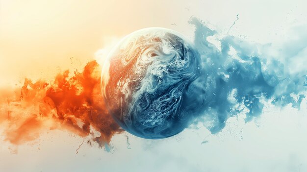 Global Warming Concept Art Wallpaper