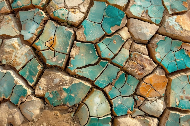 global warming concept with dry lake of cracked earth professional photography