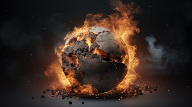 Global warming earth UHD wallpaper