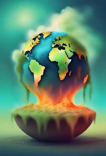 Global warming and toxic smoke effect on our planet