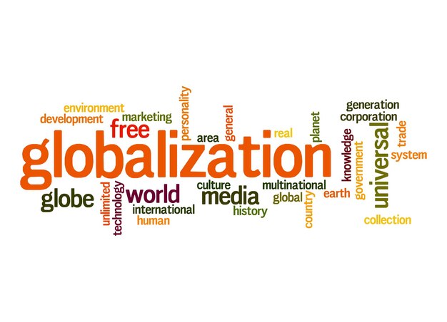 Photo globalization word cloud