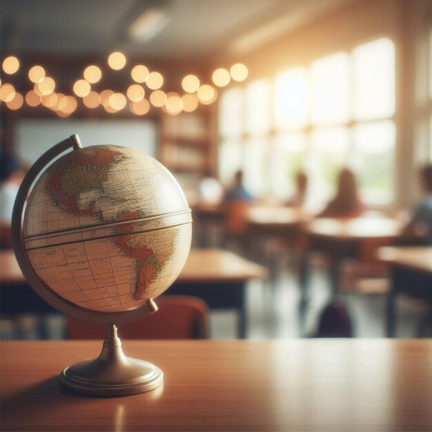 Globe in the classroom