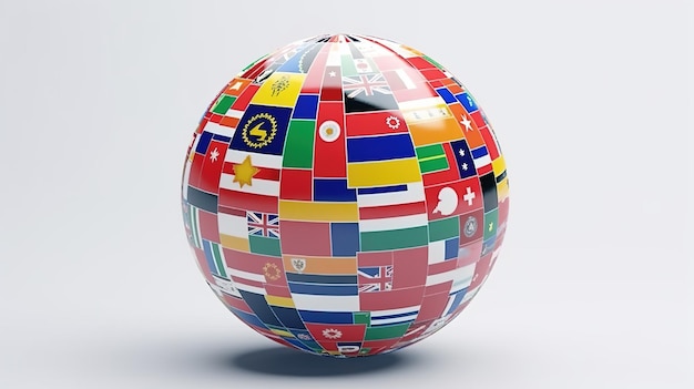 Globe International World Flags