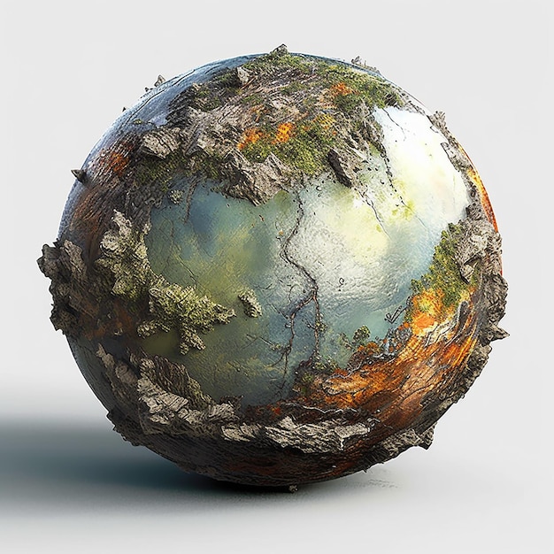 globe photo with more detailing