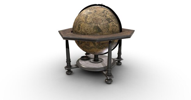 A globe with the word earth on it