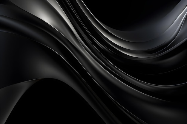 Glossy black gradient wallpaper with captivating sense of movement