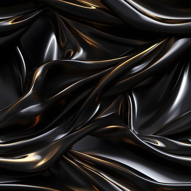 Premium Photo  Glossy black latex texture in liquid style