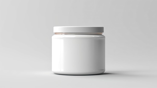 Glossy Jar Mockup