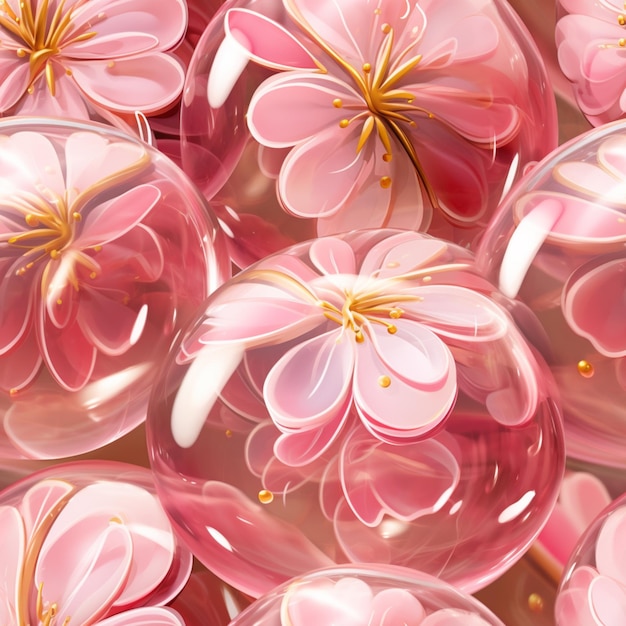 사진 광택 있는 핑크 사과 과일 원활한 패턴 아름다운 즐거움