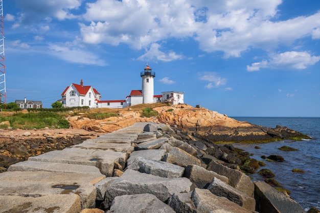 Gloucester Massachusetts USA at Eastern Point Lighthouse