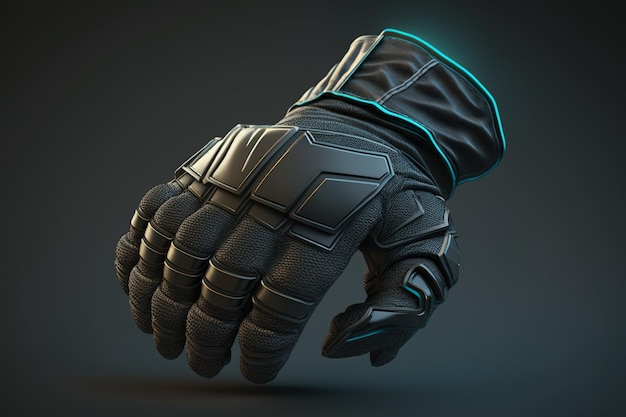 A glove that has the word speed on it