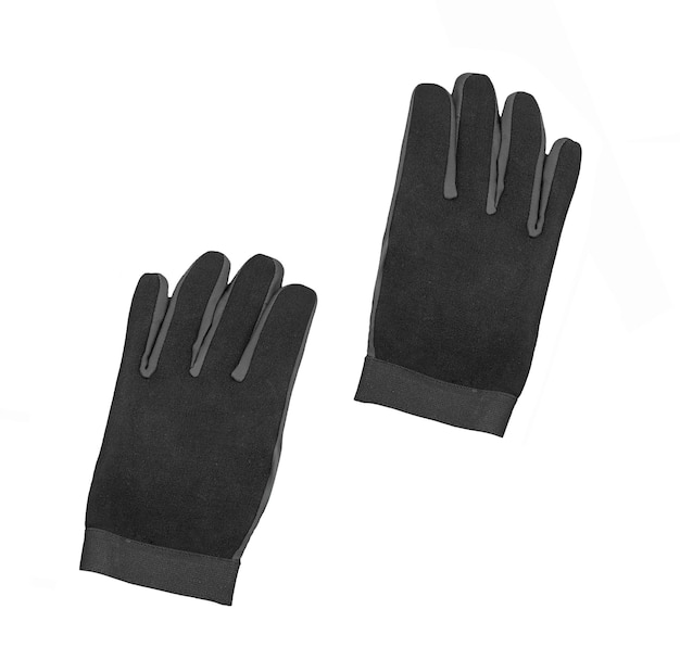 gloves isolated on white