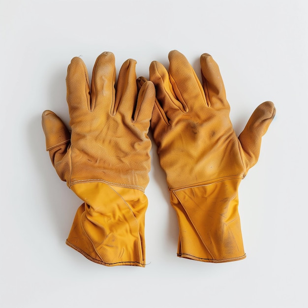Photo gloves isolated on white