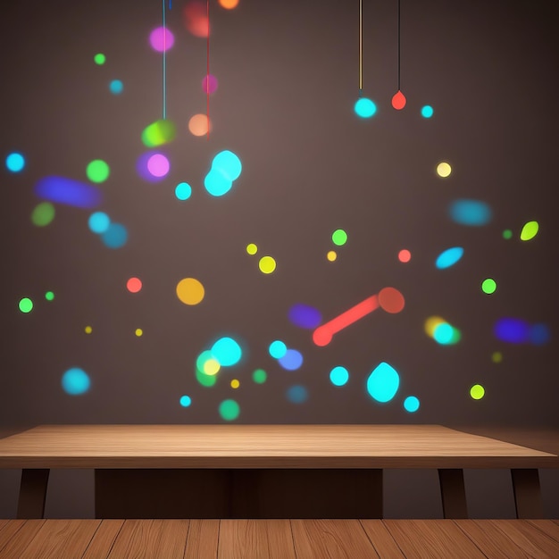 Glowing abstract backdrop illuminated multi colored lighting and blur background generated by ai