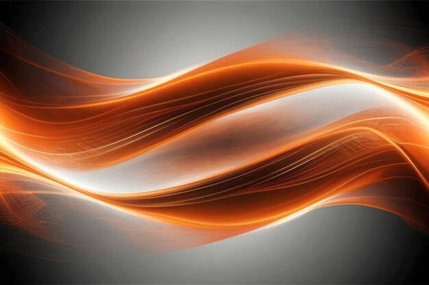 Photo glowing abstract wave on dark shiny motion magic space light techno abstract background