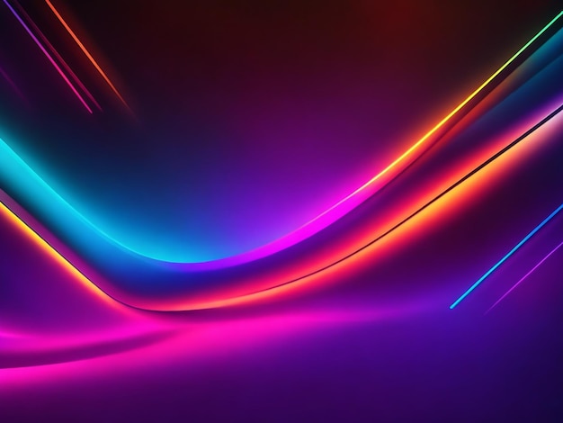 Glowing background abstract light background effects and neon background