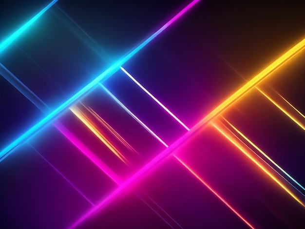 Glowing background abstract light background effects and neon background