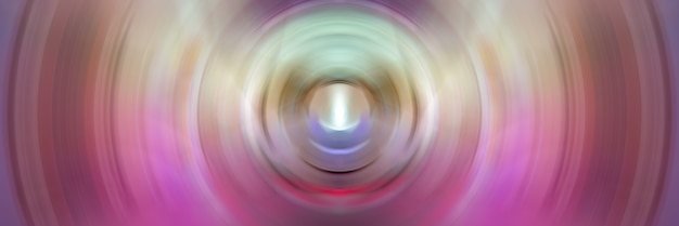 Glowing concentric circles of light. Abstract bright background.