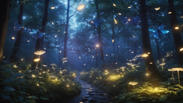 光る魅惑 ホタルの棲む森