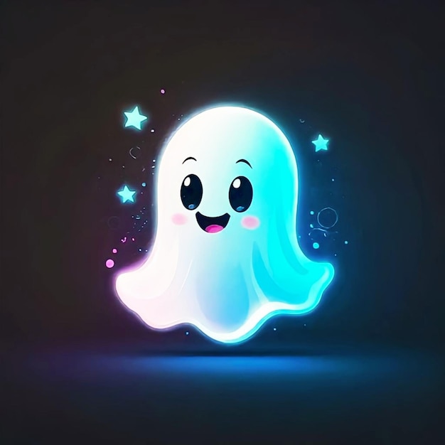 Glowing ghost