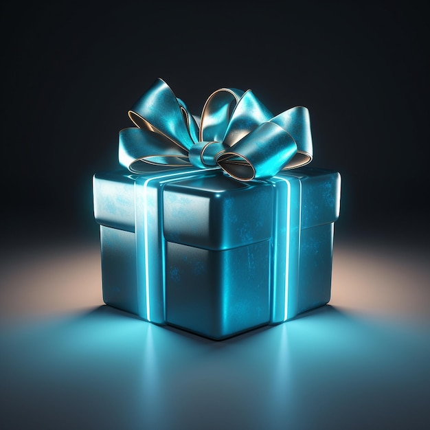 glowing gift box