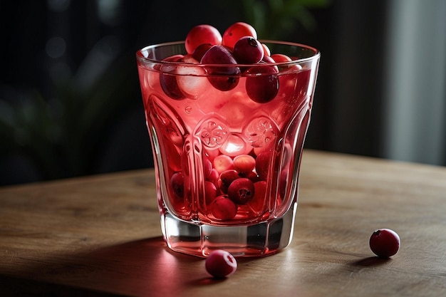 Glowing Glass of Cranberry Cranberry Symphony ar