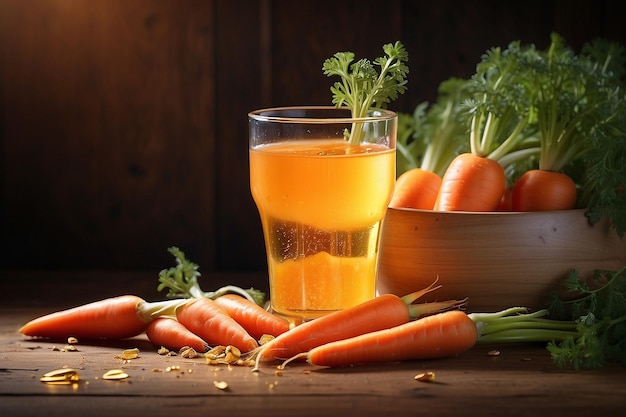 Glowing Gold Quenching Thirst with Carrots ar